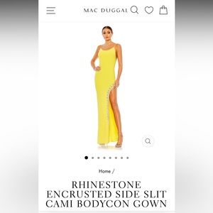 MAC DUGGAL NEVER WORN DRESS